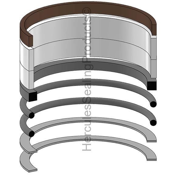 Atlas Copco Vh00Kh070 Kit de Sellos