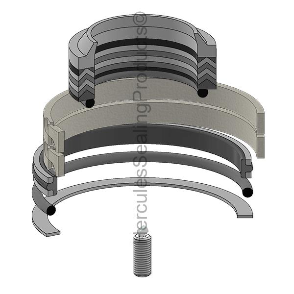 Custom Hoists Sk-5-12 Kit de Sellos
