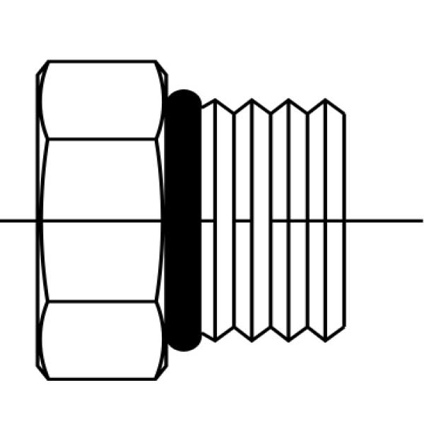 Parker/Commercial Intertech 74020 Tapón Hidráulico de Acero