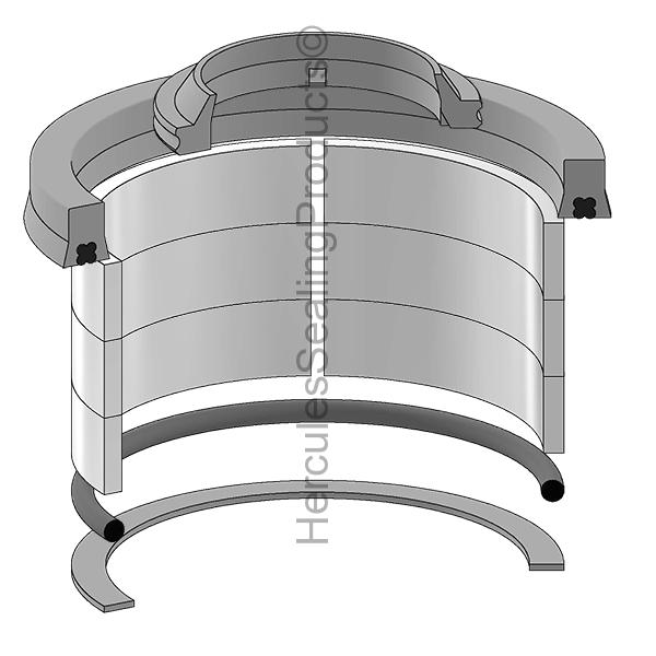 Parker/Commercial Intertech Sk-H107608 Kit de sellos