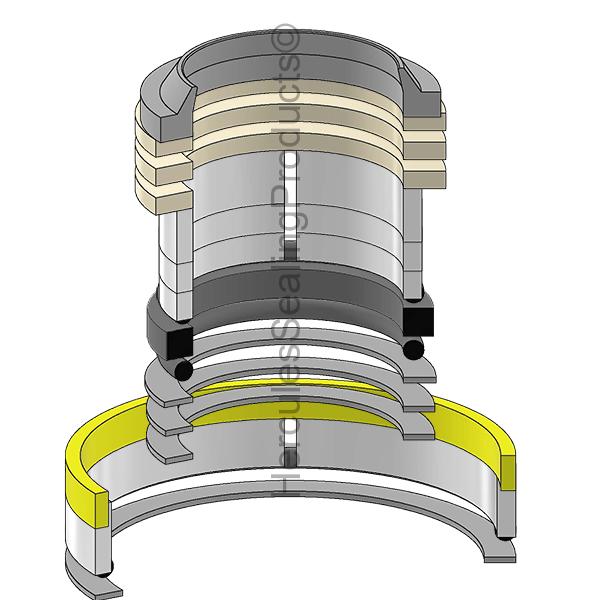 Caterpillar 0715438 Kit de sellos