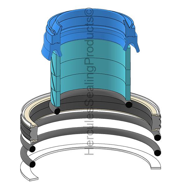 Caterpillar 1558421 Kit de sellos
