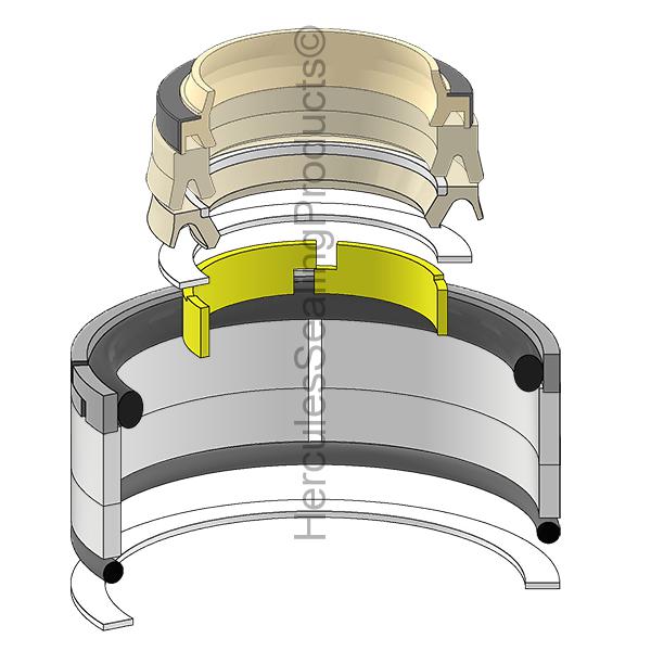 Caterpillar 1728500 Kit de sellos