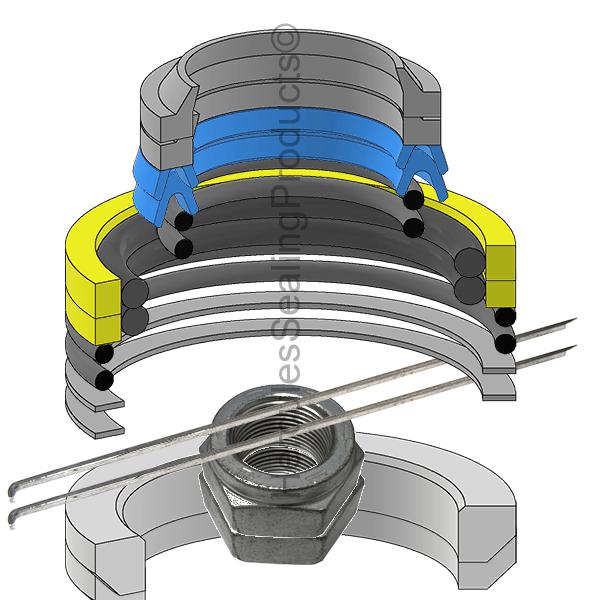 Caterpillar 1809872 Kit de sellos