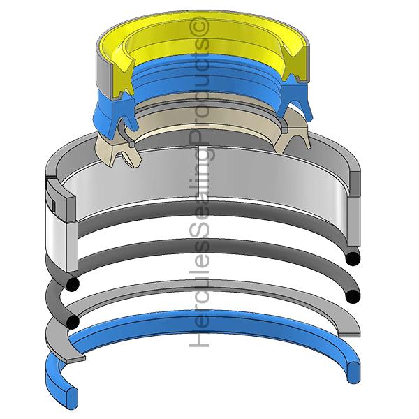 Caterpillar 1912322 Kit de sellos