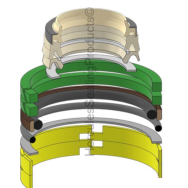 John Deere 4448396 Kit de sellos