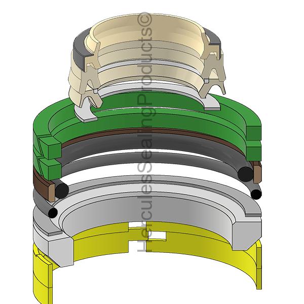 John Deere 4S00847 Kit de sellos