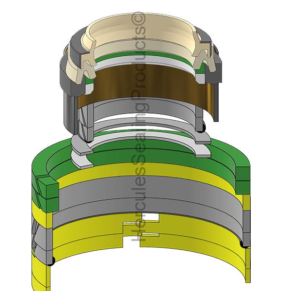 John Deere Ah149796 Kit de sellos