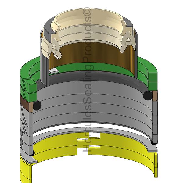 John Deere Ah225135 Kit de sellos