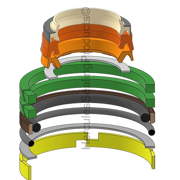 John Deere Fya00001396 Kit de Sellos