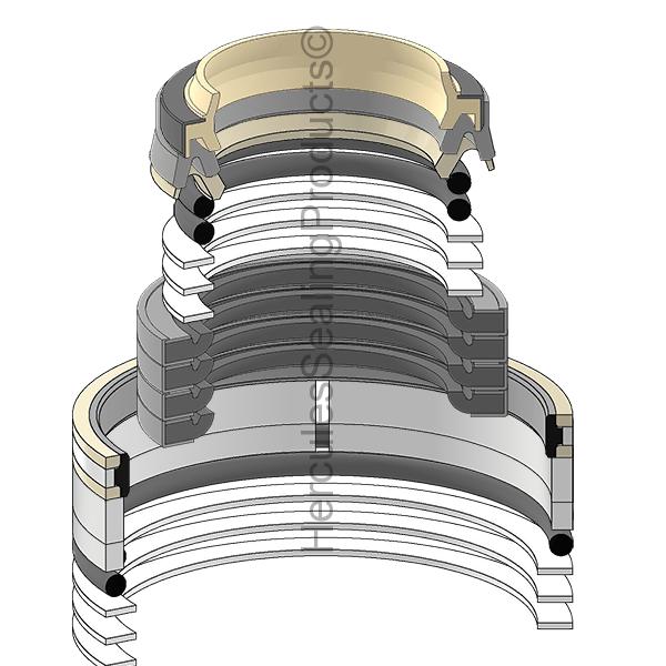 Hercules Komatsu 206-63-K1721K Seal Kit