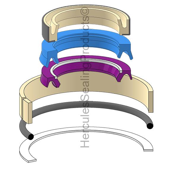 Hercules Komatsu 56B-50-16102K Seal Kit