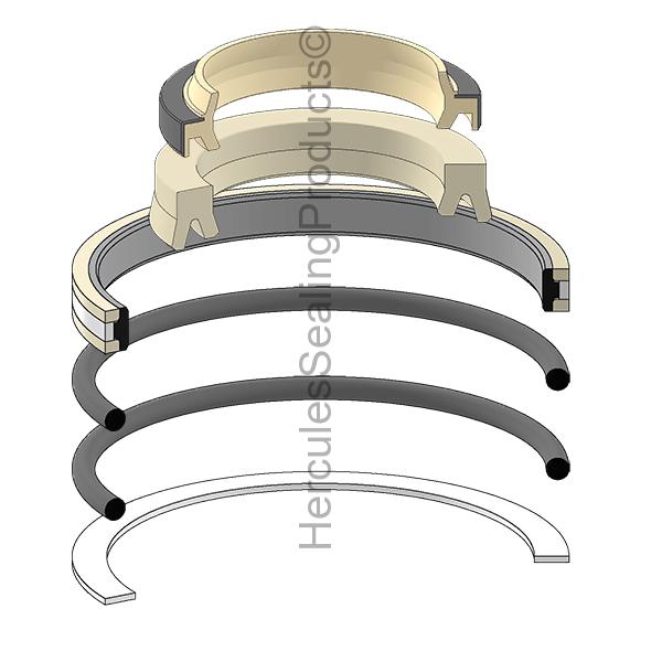 Hercules Komatsu 707-98-11310 Kit de sellos