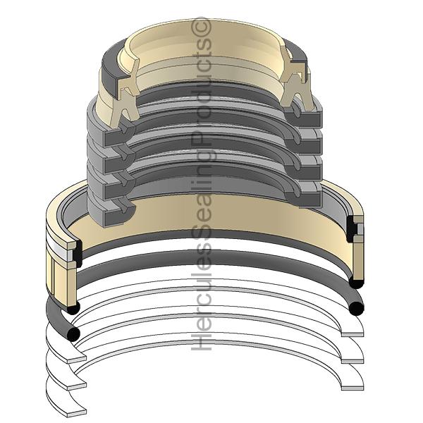 Hercules Komatsu 707-98-24890 Seal Kit