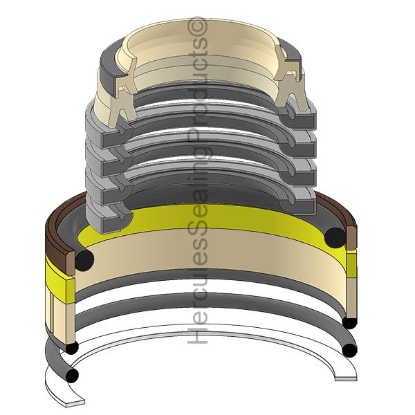 Hercules Komatsu 707-98-34410 kit de joints