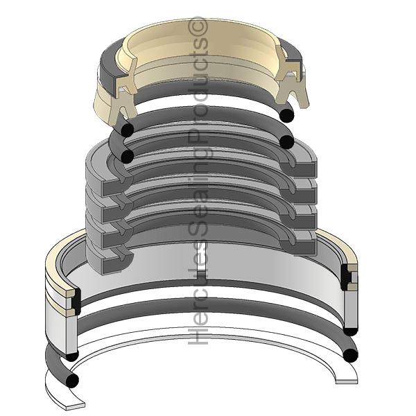 Hercules Komatsu 707-98-34750 kit de joints