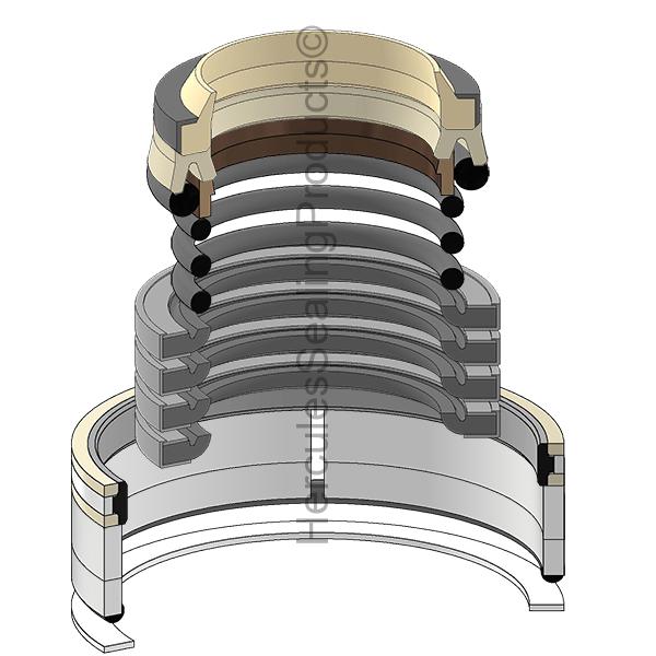 Hercules Komatsu 707-98-36200 Seal Kit