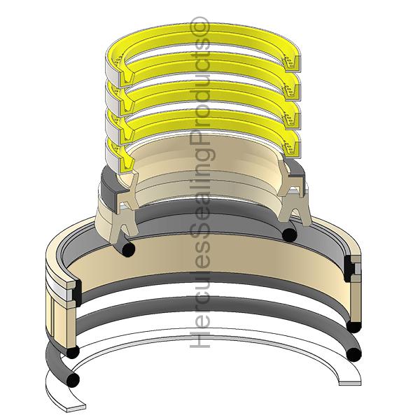 Hercules Komatsu 707-98-37680 Seal Kit
