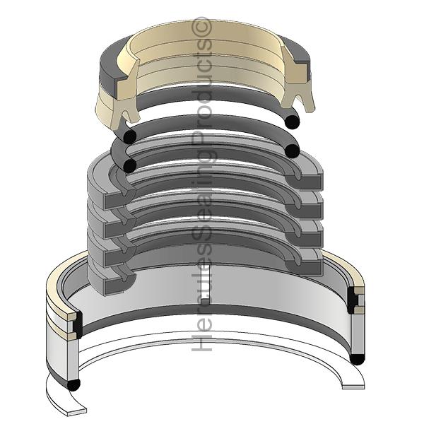Hercules Komatsu 707-98-41130 Seal Kit