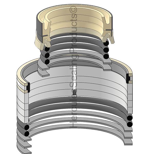 Hercules Komatsu 707-98-48700 Seal Kit