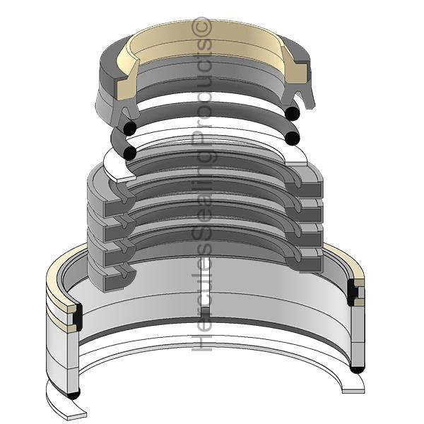 Hercules Komatsu 707-98-68400 Seal Kit