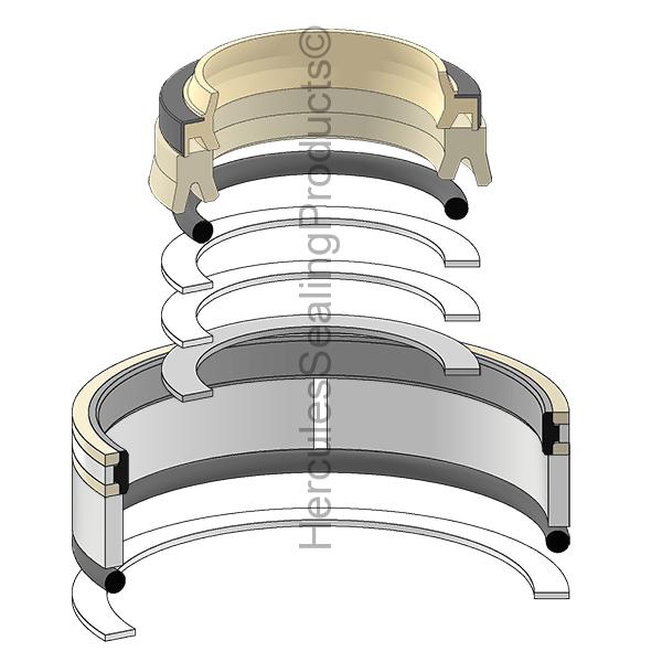 Hercules Komatsu 707-98-73400 Seal Kit