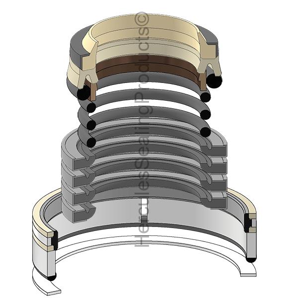 Hercules Komatsu 707-99-37600 Seal Kit