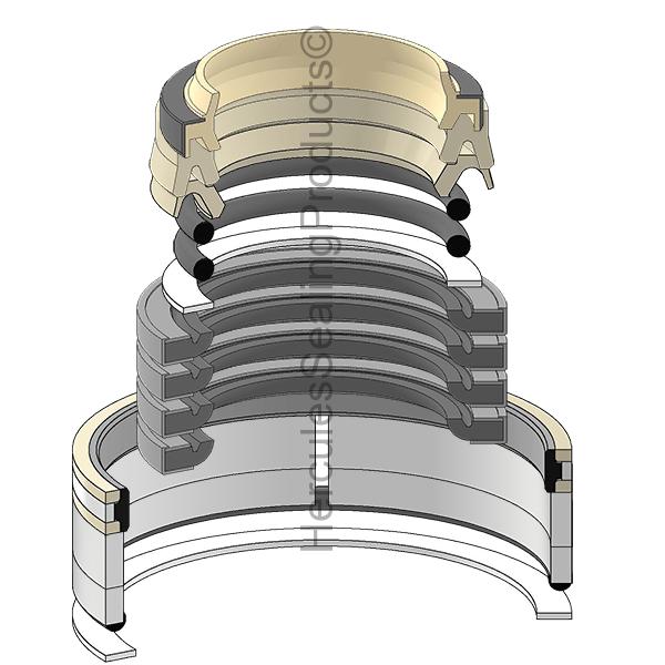 Hercules Komatsu 707-99-44310 Seal Kit