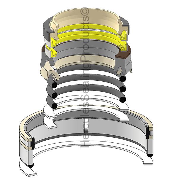 Hercules Komatsu 707-99-53160 kit de joints
