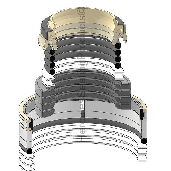 Hercules Komatsu 707-99-57160 Seal Kit