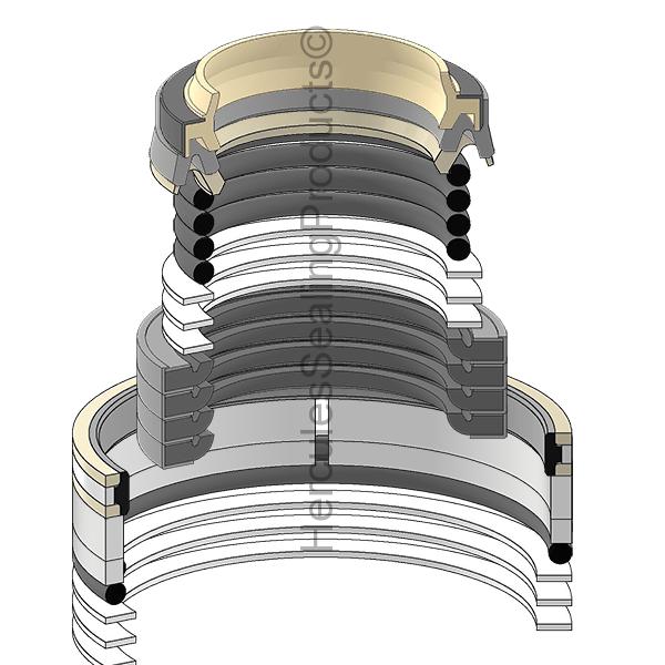 Hercules Komatsu 707-99-59620 Seal Kit