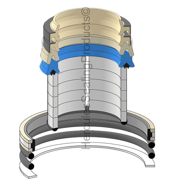 Hercules Komatsu 707-99-64152 Seal Kit