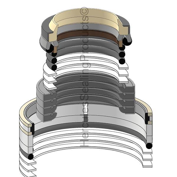 Hercules Komatsu 707-99-68510 Seal Kit