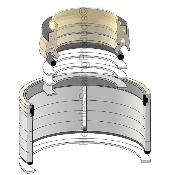 Hercules Komatsu 707-99-77600 Seal Kit