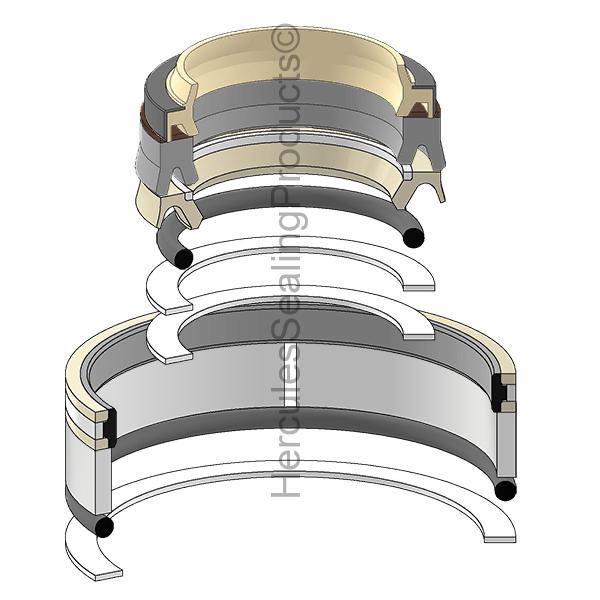 Hercules Komatsu 707-99-84200 Seal Kit