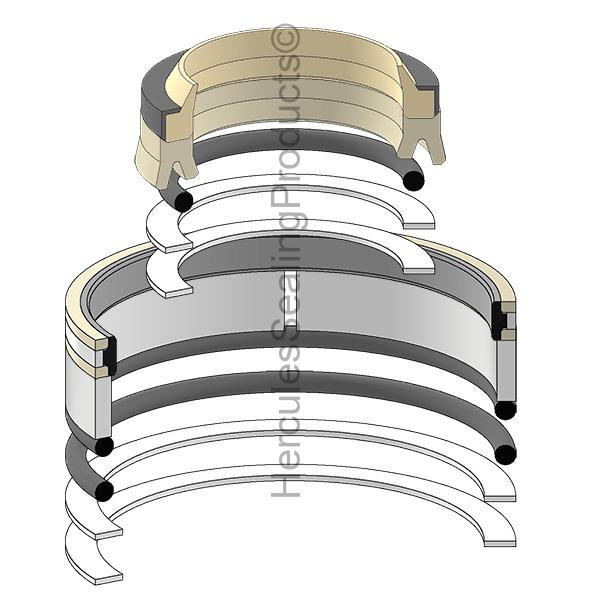 Hercules Komatsu 707-99-84400 Seal Kit