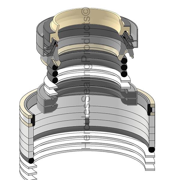 Hercules Komatsu 707-99-89250 Seal Kit