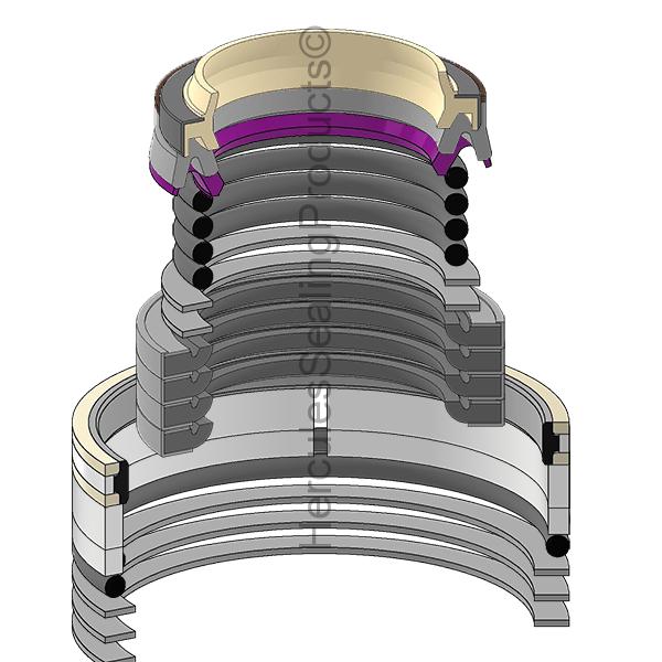 Hercules Komatsu 721-98-00130 Seal Kit