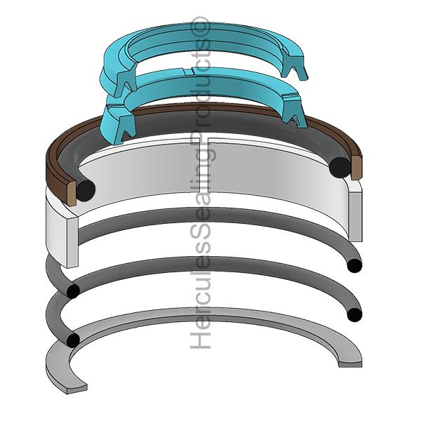 Kubota 7J273-63400 Kit de sellos