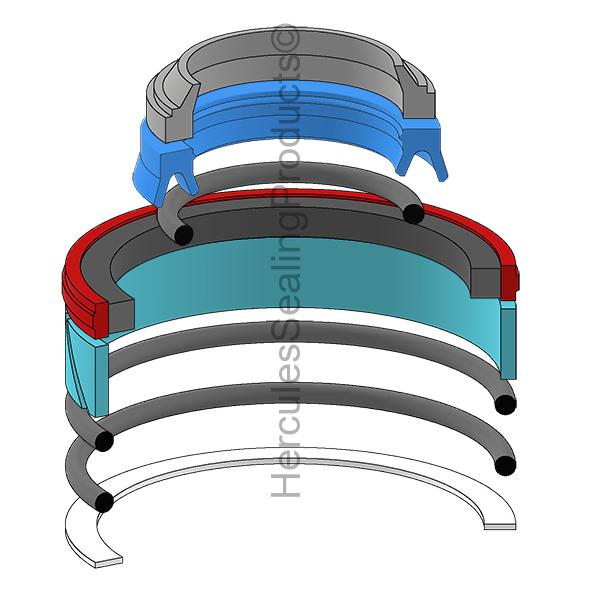 Kubota 7K505-52300 Kit de sellos