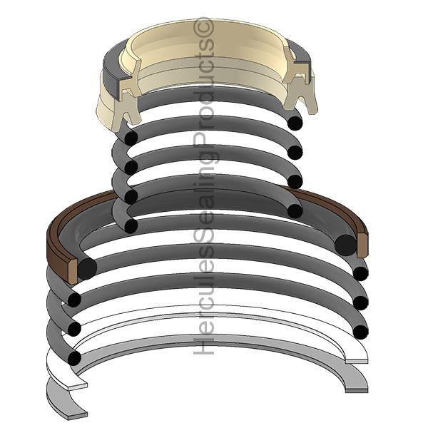Kubota Rd118-71400 Kit de Sellos