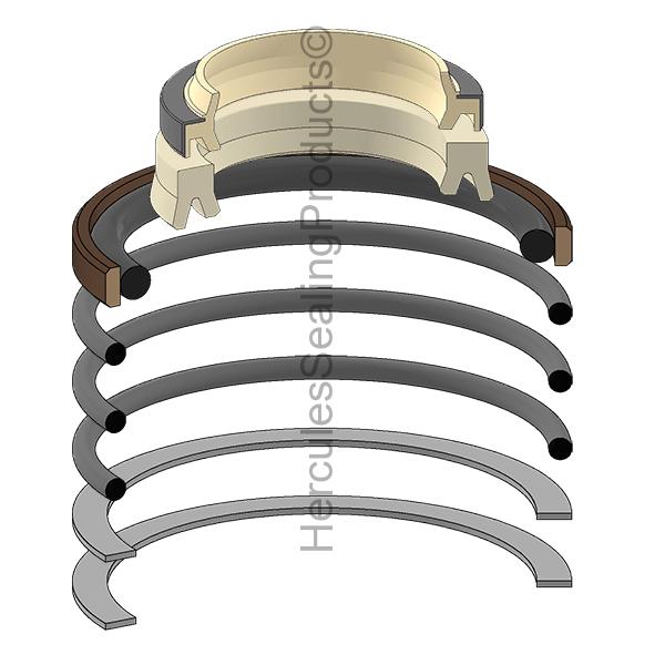 Kubota Rd118-71640 Kit de sellos