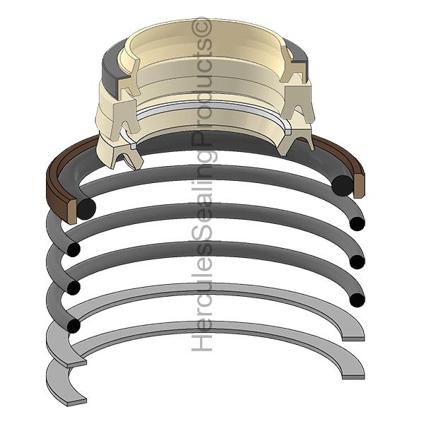 Kubota Rd551-71490 Kit de sellos