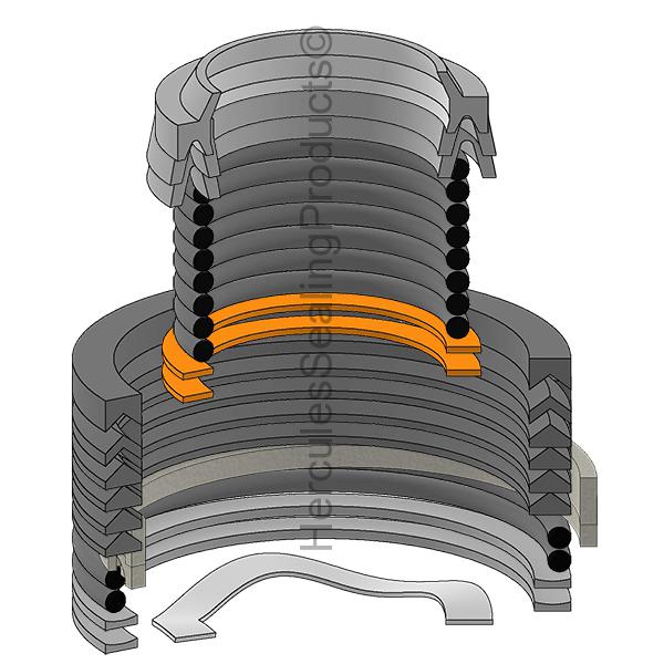 Milwaukee 01553-7-40 Kit de reparación de cilindro