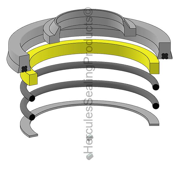 P 1100P351F7 Kit de sellos