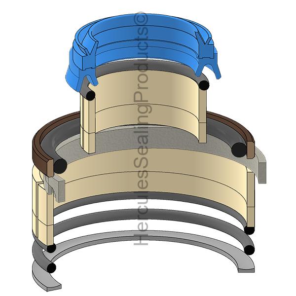 Terex 181976999248 Kit de sellos