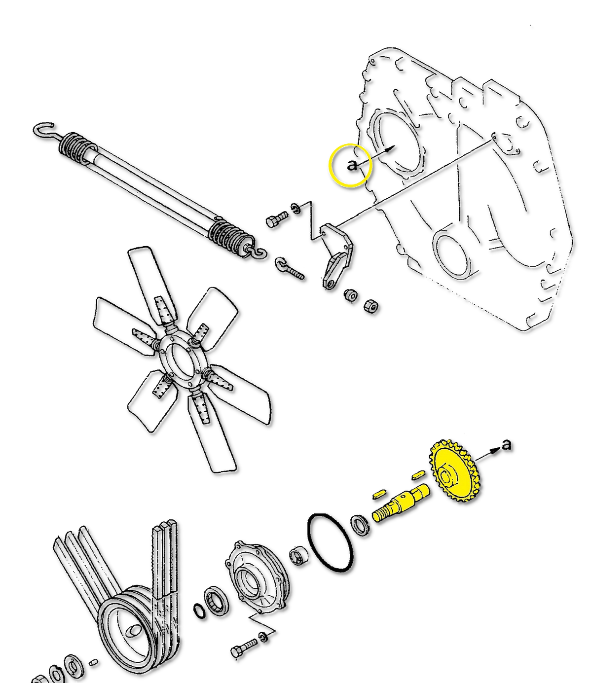 Komatsu 6127-61-3370 Engrane