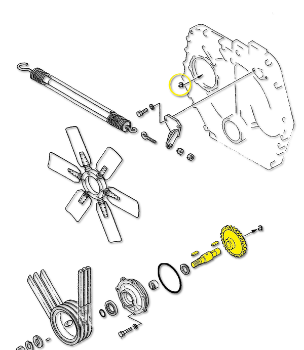 Komatsu 6127-61-3370 Gear