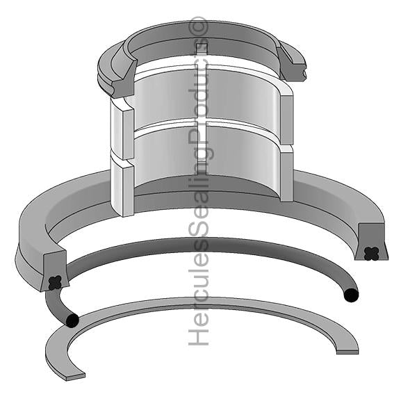 Parker/Commercial Intertech Sk-H107729 Kit de sellos