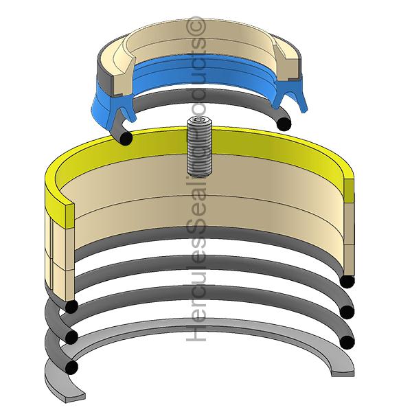 Caterpillar 1643213 Kit de Sellos